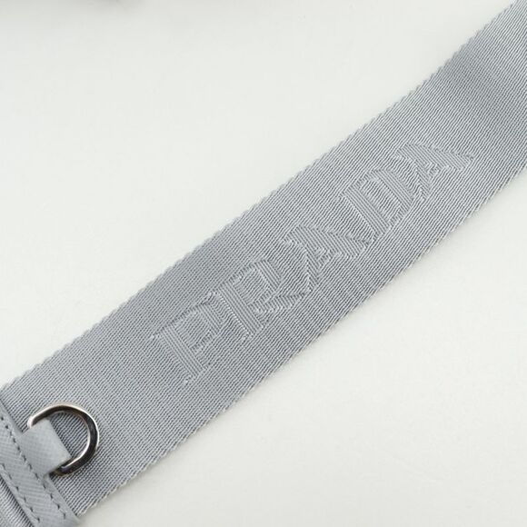 Prada Re-Edition Grey Synthetic Shoulder Bag (Pre-Owned) - Picture 4 of 11